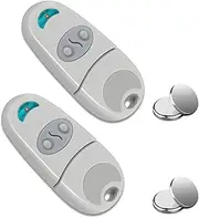 433.92 MHz Garage Door Opener Kit - Includes 2 Remote Control Garage Doors with Two Batteries