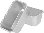 COLLBATH Steel Rectangle Cake Tin Aluminum Loaf Pan Baking Tool Set Oven Tray Cheesecake Mold Brownies Hand Wash Dishwasher Safe