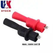 Meter Alligator Crocodile Clip clamp test lead probe for tester