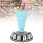 Piping Bag Stand PP Foldable Piping Bag Holder Round Cookie Molding Bakery JY