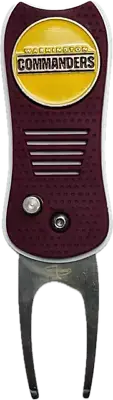 NFL Washington Commanders Switchblade Golf Divot Tool (Maroon/White)