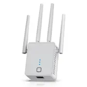 WiFi Extender, 2024 Fastest WiFi Booster 1200Mbps Dual Band (5GHz/2.4GHz) WiF...