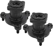 GRCFUMO 2Pcs Front Brake Wheel Rim Hubs, 3 Stud Front Wheel Rim Hub with Bearing, Front Disc Brake Wheel Rim Hub for 110c c 125c c ATV Quad Go Kart Bike