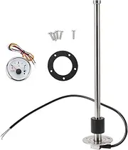 X AUTOHAUX 330mm Fuel Sending Unit and Gauge Kit 240-33 Ohms 13" Boat Fuel Tank Sending Unit Fuel Water Level Sensor and Fuel Gauge for Boat Car Truck RV