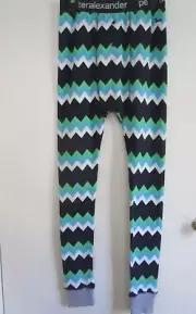 Peter Alexander Mens Chevron long john style PJ Pants Size XS