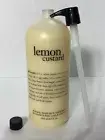 Philosophy LEMON CUSTARD SHAMPOO, SHOWER GEL & BUBBLE BATH 64 fl oz NEW SEALED