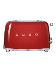 [Smeg] 50's Style 2 Slice Toaster in Red TSF01RDAU