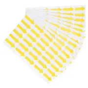 Small Arrow Sticker Label 1.2x0.4", 300 Pcs Adhesive Color Coding Decal, Yellow