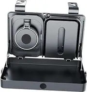 QccHieUs Backseat Food Tray Snack Table 11.2x6.8x1.5inch Lightweight Sturdy Foldable