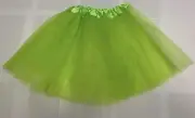 12 Pce Green Kids Tutu 3 Layer 40cm Bulk Buy Costume Dance Tinkerbell Childrens