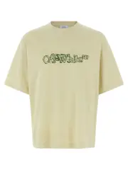 [Off-White] Off-White-Cloudy Arrow Skate T Shirt Beige-Uomo M