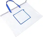 jojofuny Portable Art Portfolio Bag Durable Storage Bag with Zipper for Posters Rulers and Drawing Boards for Organizing Classroom Projects and Art Supplies