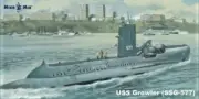 NEW MIKRO MIR 1/350 USS GROWLER SSG-577 GUIDED MISSILE SUBMARINE