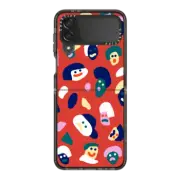 Galaxy Z Flip4 Impact Case Terrazzo Party by Katie Benn
