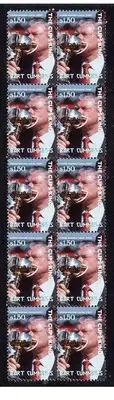 Bart Cummings Melbourne Cup Strip Of 10 Mint Stamps 5