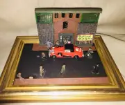 1/72 Diorama Gangster Mob Hit ,With 10 Figures & 1 Diecast Roadster Car