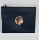 MIMCO WAVER MEDIUM POUCH CLUTCH WALLET WRISLET BLACK W GOLD HARDWARE BNWT RRP$99