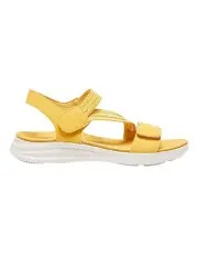 [Active Flex] Neon Sandals In Mustard Multi