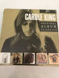 在飛比找Yahoo!奇摩拍賣優惠-正版全新5CD~卡洛金 經典專輯精選CAROLE KING 