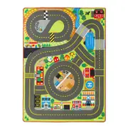 Melissa & Doug Jumbo Roadway Activity Rug- Ages 3+
