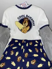 Adult Unisex size (M) Summer Pjs Set Pyjamas - Paddle Pop Lion Streets Ice Cream