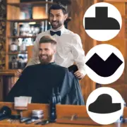 Professional Beard Shaping Tool Hairline Enhancing Card Beard Spray Board