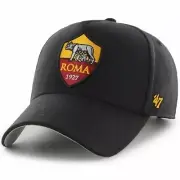 NEW AS Roma Black MVP DT Snapback Football Soccer Cap by 47