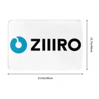 在飛比找露天拍賣優惠-台灣現貨ZIIIRO logo 浴室法蘭絨地墊 廁所衛生間防