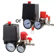 Air Compressor Pressure Control for Manifold Regulator Gauge