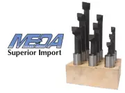CARBIDE TIPPED BORING BARS-HEAVY DUTY 7PC SET 1" C-2 ITEM NO. (GI-804-750)