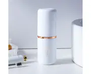 Travel Toothbrush Cup Set Large Capacity Pet Pp Portable Bronzing Toothbrush Holder For Travel Camping