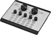SOULONG Mobile Phone Live Sound Card, Mini Sound Mixer with 12 Sound Effects, Dual Phone Live Broadcast, Professional (Live Sound Card & Microphone Kit)