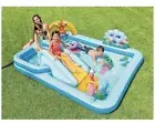 Intex Jungle Adventure Wading Pool Play Center with Slide