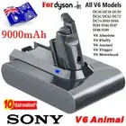 9000mAh 21.6V Battery For Dyson V6 Animal SV03 SV04 SV09 SV06 DC58 DC59 DC62 AU