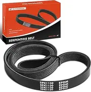 Engine Serpentine Drive Belt Compatible with Kia Sorento 2003-2006 & Audi S6 2007-2011, S8 2007-2009 & Chevrolet P30 & GMC P3500 & Mitsubishi Montero, Montero Sport, 3.0L 3.5L 5.2L 5.7L