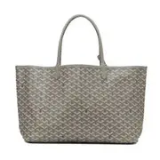 Women's Pu Leather Tote Bag Portable Large Capacity Shoulder Bag Waterproof Beach Pocket Kaki