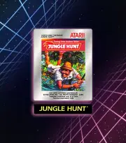 Atari 2600 Replacement Label - Jungle Hunt CLEARANCE ON SALE!!!