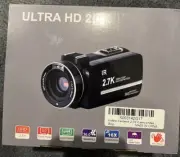 Video Camera 2.7K Camcorder 2 Charging Mode Digital Camera IR Night 2 Batteries