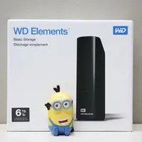 在飛比找露天拍賣優惠-wd西部數據Elements 6t桌面式移動硬盤3.5英寸u