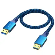 Nylon Braided USB3.0 Extension Cord Data Transfer Cable Wire for Cooling Fans