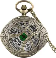 [Gatuida] Vintage Pocket Watch pocket watch with chain retro pocket watch quartz pocket watch Antique Iron Hanging