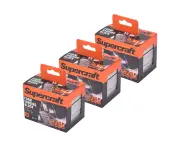 3x 3pc Supercraft Flexible Dual Grade Grit Sanding Foam/Sponge Block 100mm