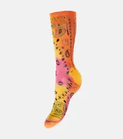 [Alanui] Alanui Bandana cotton-blend socks One Size pink