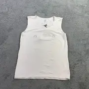 Yoko Ono Shirt Mens Extra Small Eyelit Tank White Top LBGTQ John Lennon Rare a3