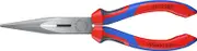 KNIPEX Tools - Long Nose Pliers With Cutter, Multi-Component (2612200), Multi-Colour, 8 inches