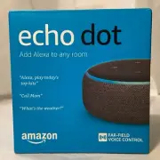 NISB! Amazon Alexa Echo Dot 3rd Generation Speaker Bluetooth WiFi Audio Line Out