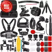 50-in-1 Action Camera Kit - Compatible with GoPro, DJI Osmo, Insta360, SJCAM