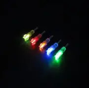 Archquick 6pcs LED Lighted Arrow Nocks ID 7.6mm OD 8.8mm for Crossbow Bolt