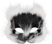 PACKOVE Fox Mask Fox Costume Mask Masquerade Animal Masks Halloween Mask Cat Costume Masks Faux Wolf Masks For Halloween Cosplay