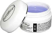 World of Nails-Design LED/UV Fibreglass Gel Clear Thick Viscosity with Sunblocker as 1 Phase Gel, Builder Gel, Quality from Specialist Dealer (30 ml)